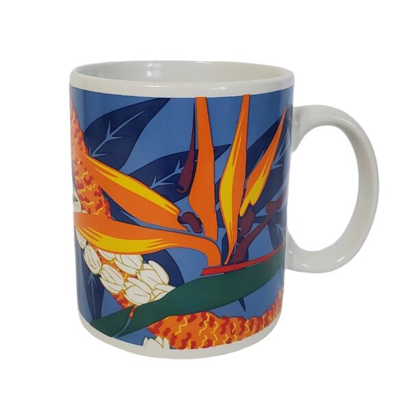 Hilo Hattie Vintage circa 1999 Souvenir Coffee Mug "Bird of Paradise" Ha… - Picture 1 of 8